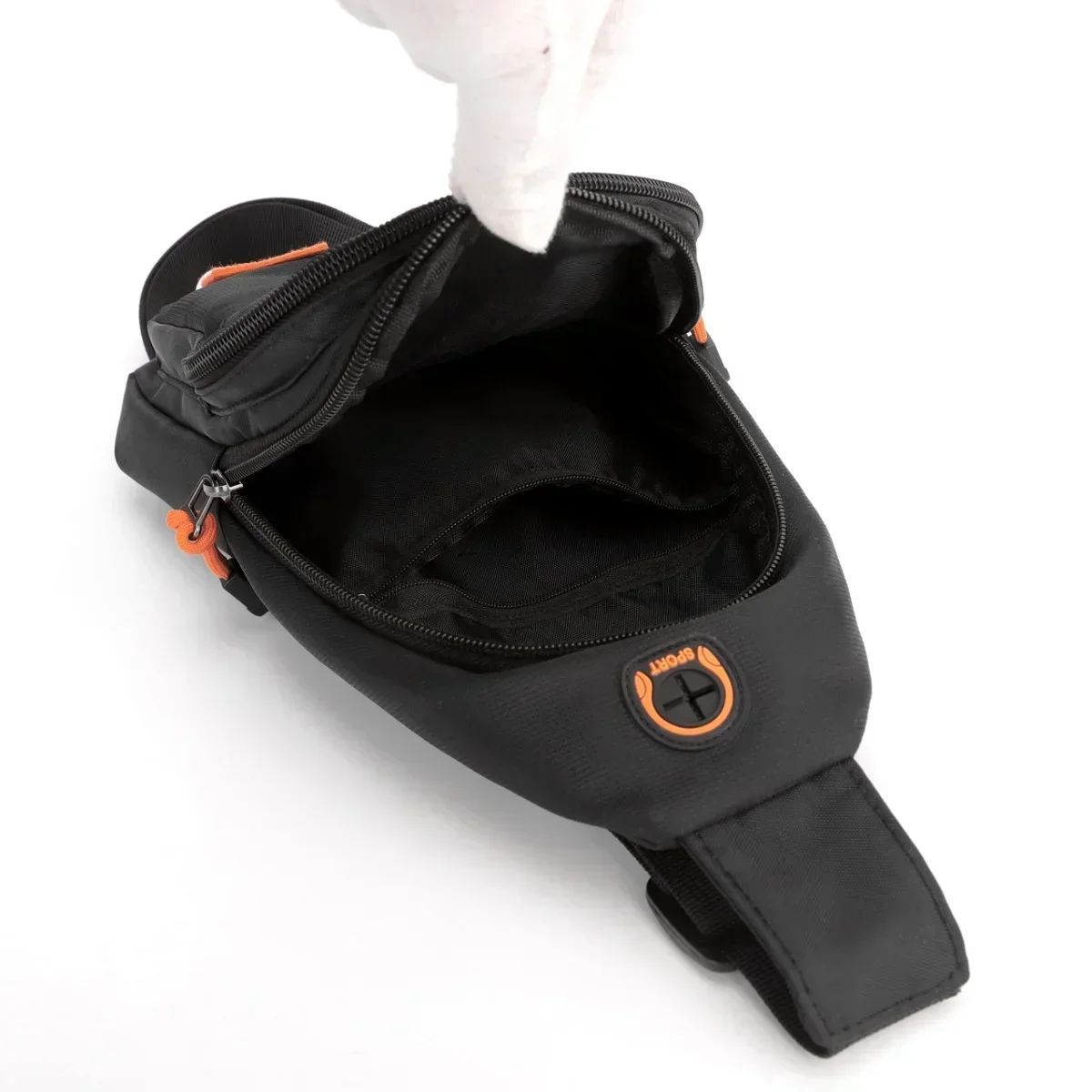 Mochila para hombre Adventure Sling - Espacioso y resistente para deportes al aire libre, senderismo y viajes - Bolsa de pecho versátil con múltiples bolsillos