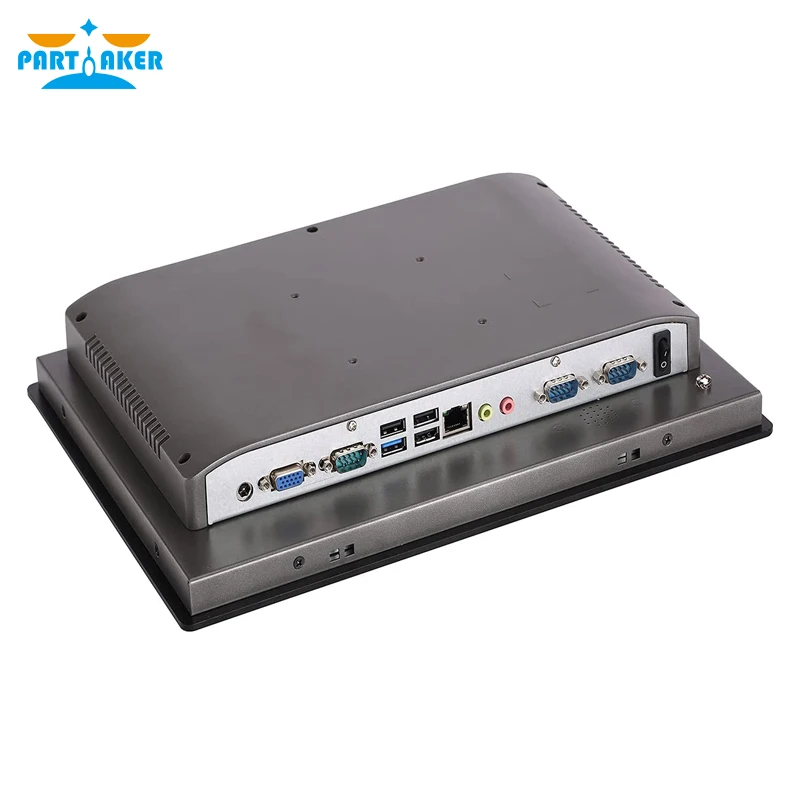 13,3-calowy przemysłowy komputer panelowy TFT LED Wszystko w jednym Komputer stacjonarny z ekranem dotykowym Intel J1800 J1900 i5 Panel przedni IP65 Bezwentylatorowy VGA