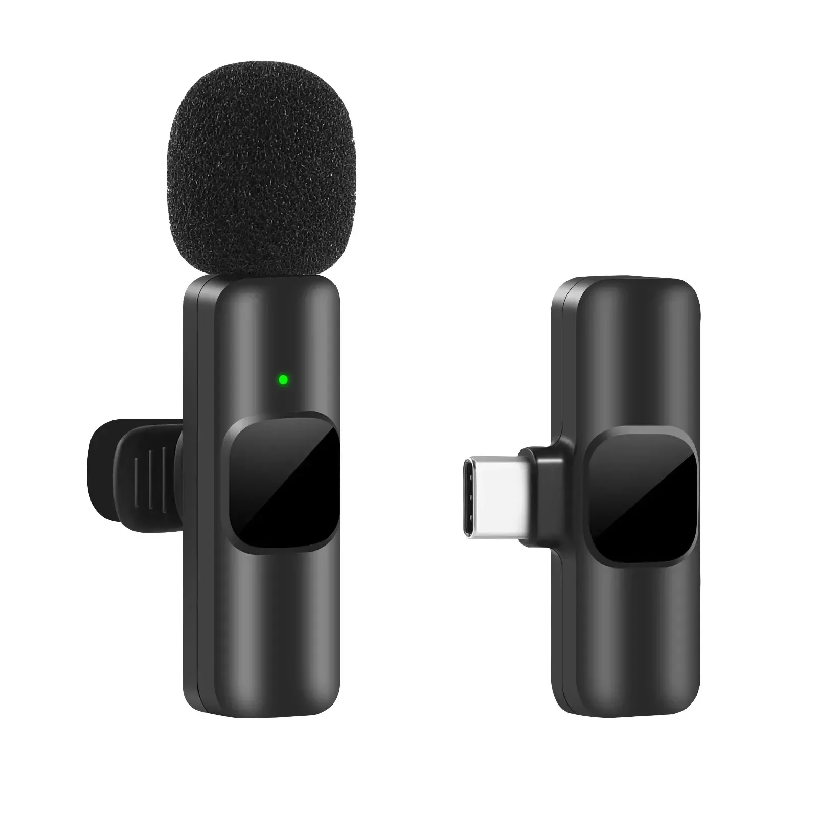 Nuevo micrófono Lavalier inalámbrico, Mini micrófono portátil para grabación de Audio y vídeo para iPhone, Android, transmisión en vivo, micrófono para teléfono y juegos