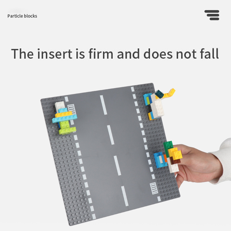 CLASSIC Building Block ฐานแผ่น City View การจราจรแผนที่ตัวเลขของเล่นก่อสร้างอิฐ 32 จุดพลาสติก Baseplates เด็กของขวัญ