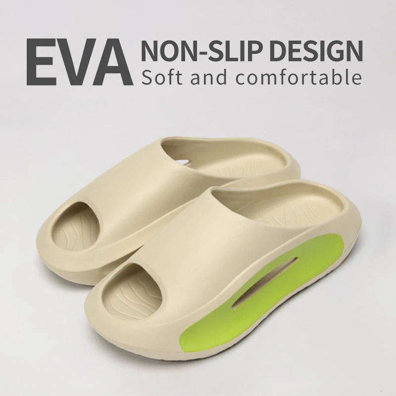 Herren-Sommer-Tanga-Hausschuhe aus EVA mit dicker, rutschfester Sohle, bequeme, leichte Sandalen für Freizeitkleidung