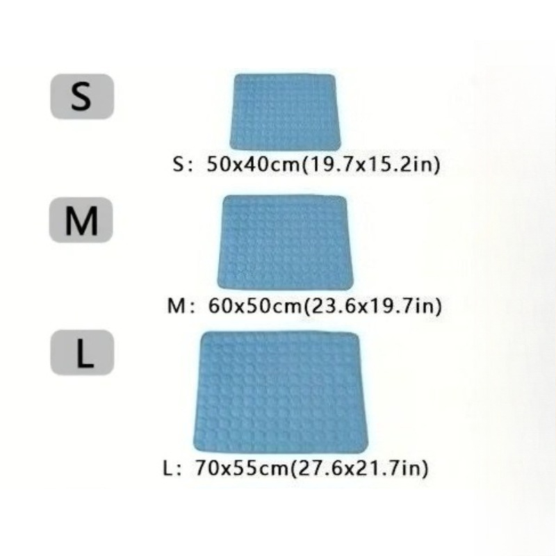 Sommer-Hunde-Kühlmatte, Haustier-Kaltbett, extra groß, für kleine und große Hunde, Haustierzubehör, Katze, langlebige Decke, Sofa, Eispolster, Decke