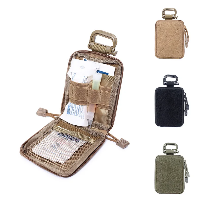 กีฬากลางแจ้ง MOLLE EDC กระเป๋าเครื่องมือ EMT Organizer กระเป๋าขนาดเล็กกระเป๋าเดินทางเดินป่าตั้งแคมป์การล่าสัตว์อุปกรณ์เสริมเข็มขัดเอวกระเป๋า