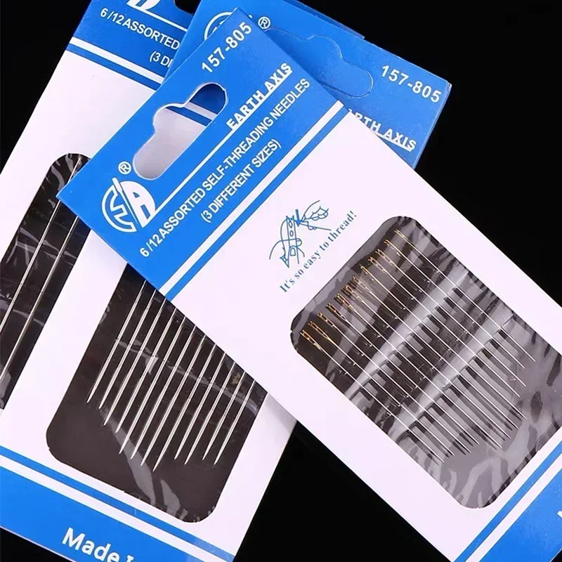 ブラインドミシン針ビッグ穴、ステンレス鋼、針縫製家庭用、diyのジュエリー、ビーズの針