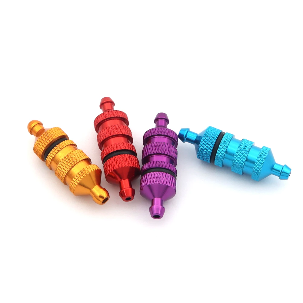 1 Chiếc Nhôm Lọc Nhiên Liệu Nitro 1/8 1/10 RC Xe Ô Tô Mô Hình Các Bộ Phận Dự Phòng HSP Đua 02156 HSP 94122 94188 Traxxas TRX4