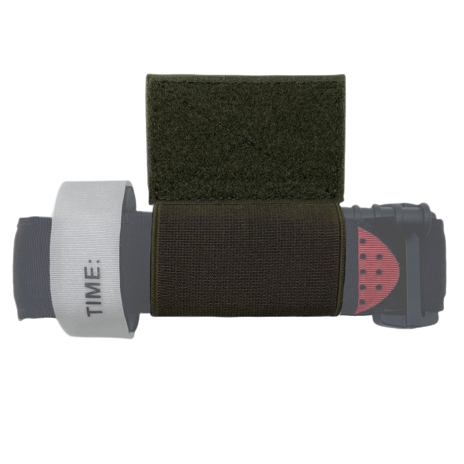 Molle Belt Tactical Tq Elastic Tourniquet Holder Hook & Loop Secure Pouch Competition Chest Rig Vest Accessories Carrier