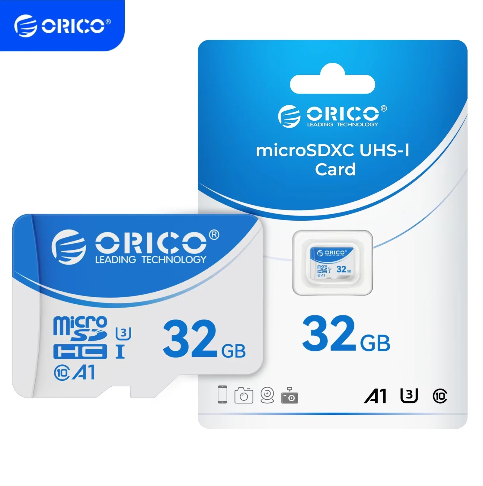 Оригинальные карты памяти ORICO 16 ГБ 32 ГБ 64 ГБ 128 ГБ TF карта памяти A1 U3 Class10 V10 для камеры/дрона/Dash Cam Высокоскоростная SD-карта