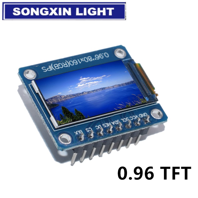 Display tft 0.96/1.3/1.44/1.8/2.4/2.8/3.5 Polegada tela de módulo lcd completo st7735 ili9341 driver spi para interface de gabinete de pc