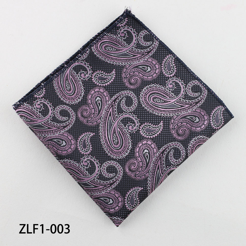 22 cm Klassieke Paisley Pochet heren Polyester Jacquard Zachte Zakdoek Bruiloft Pak Accessoires Smoking Formele Zakdoek