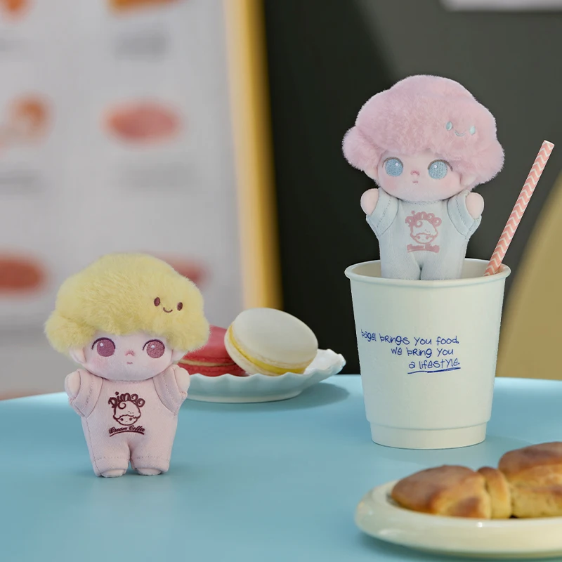 POP MART DIMOO Crush on Coffee Series – Soft-faced Plüsch-Schlüsselanhänger, Blindbox, 1 Stück/6 Stück, limitiert auf 2 Stück pro Bestellung