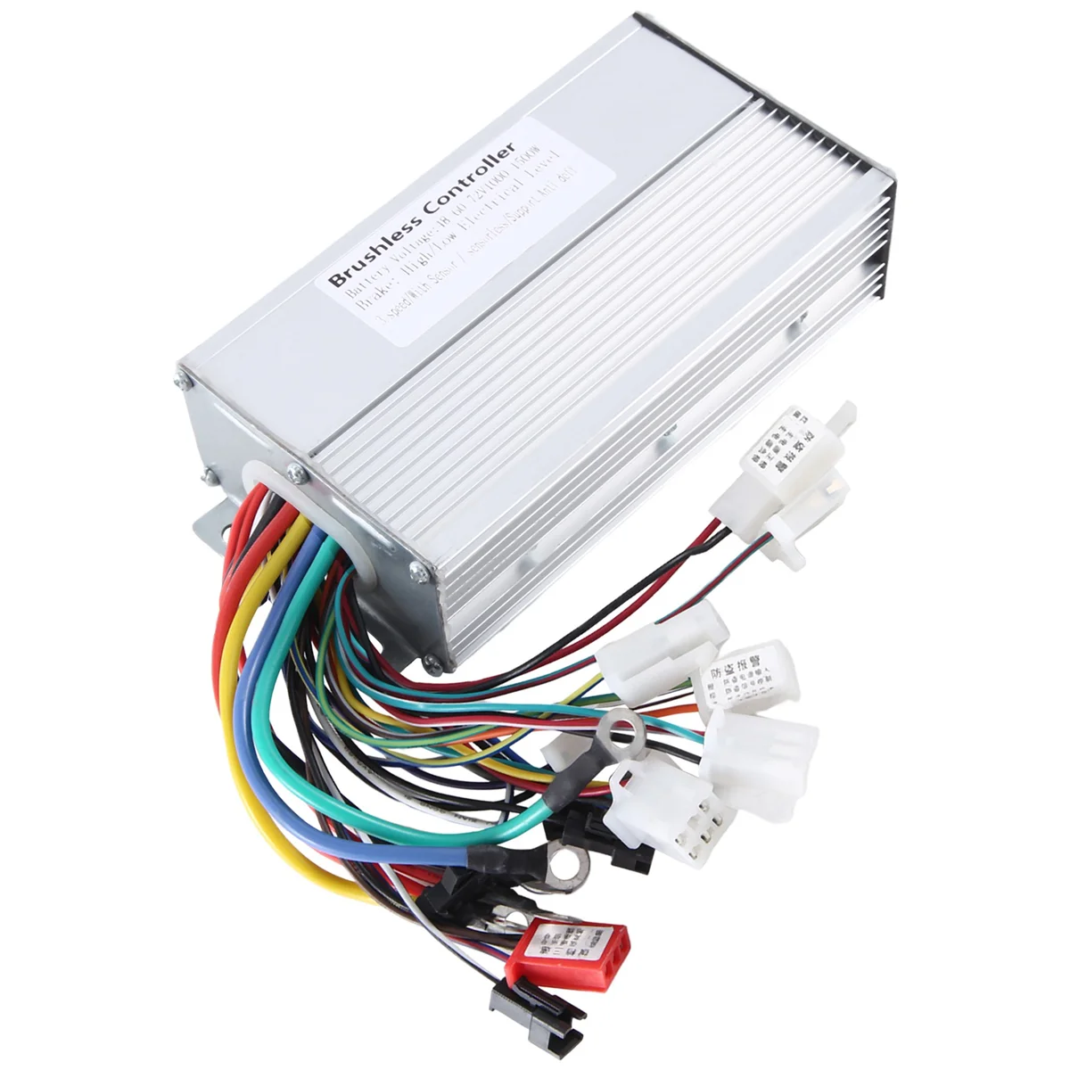 Newest 48V 60V 64V 72V 1000W 1500W Electric Controller 12 Tube Dual Mode E-Bike Brushless Controller Speed Motor