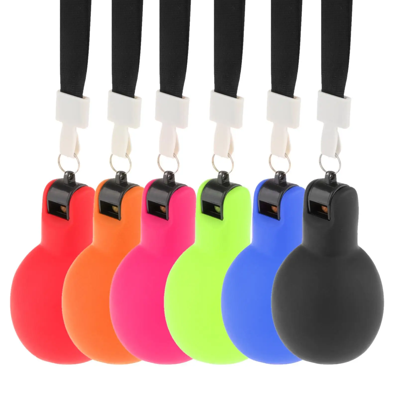 Handheld Survival Whistles com colhedores, apitos de treinamento esportivo para acampar futebol e professores indoor
