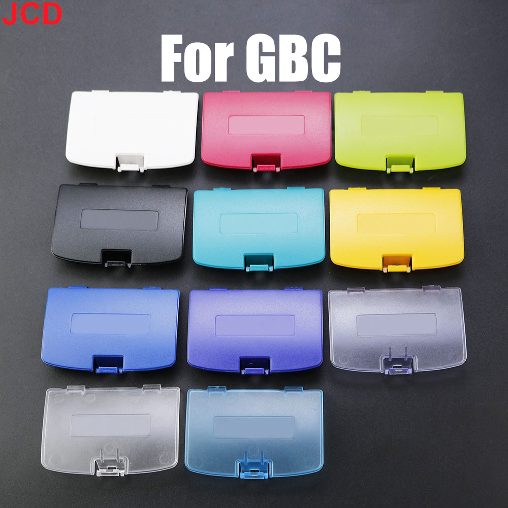 JCD 1 ピース GBC バッテリーカバーケースシェル蓋ドア交換ゲームボーイ GBC カラーコンソールバックドアケース修理