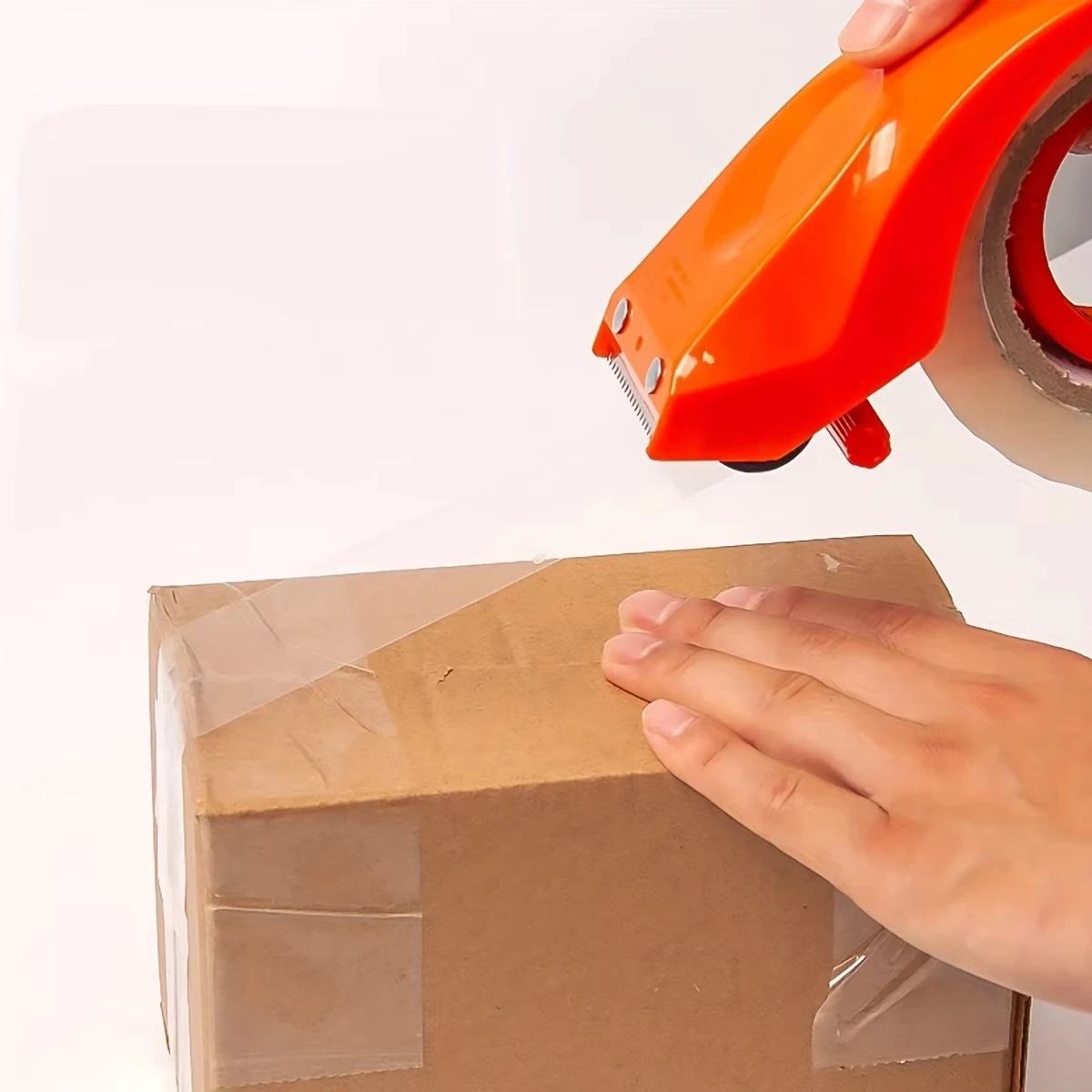 Sigillante riutilizzabile, sostituibile ed ecologico a livello master, taglierina per nastro trasparente, sigillante per tessuti di carta a nastro largo,