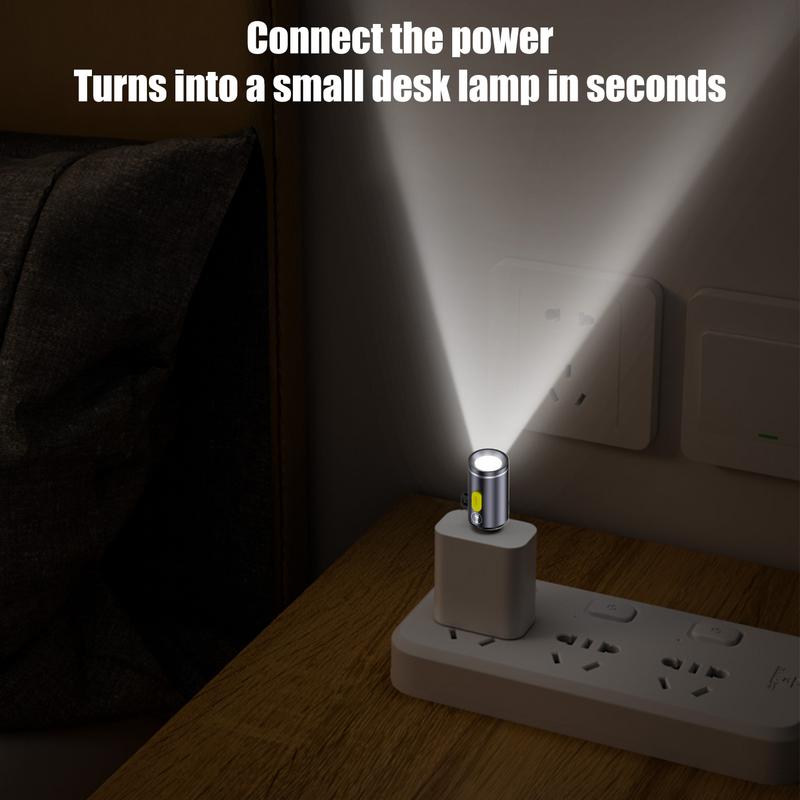 Type-C LED Camping Flashlight Portable Pocket Flashlight Outdoor Lighting Device Super Bright Waterproof Torch for Camping