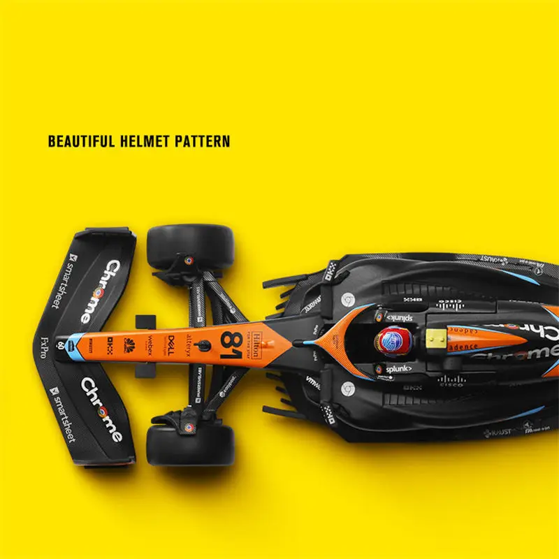1:24 MCL60 2023 4 #   ランド​​・ノリス P2 英国 GP マクラーレン F1 # 81 オスカー ピアストリ ダイキャスト レース スーパーカー モデル コンペティション車両おもちゃ