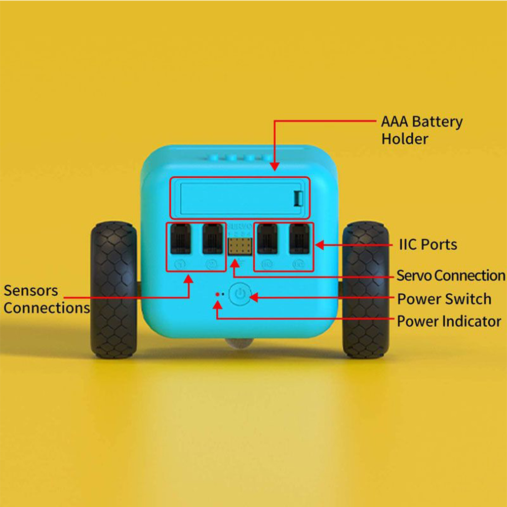 マイクロ: ビットtpbot車のロボットコーディングキット,プログラム可能なスマートカービルディングブロック,子供のプログラミング,学習クラスの教育用の拡張ブロック