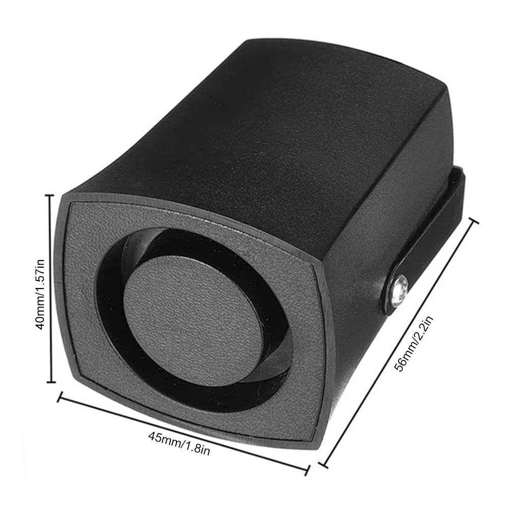 DC 12V 110-120dB Auto Warning Siren Sound Signal Backup Alarms Horns Beep Reverse Slim Invisible Air Horn for the Car