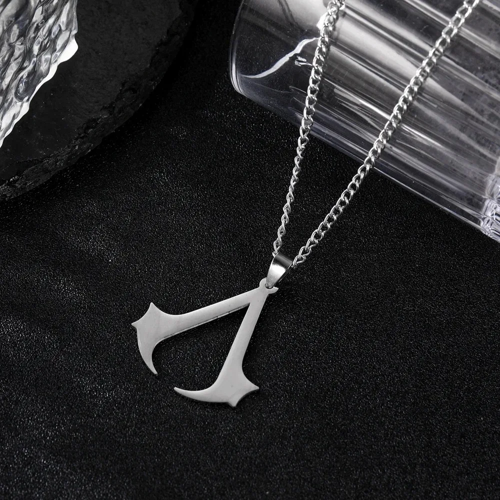 สแตนเลส Assassin Syndicate Creed DIY จี้เกมภาพยนตร์อะนิเมะคอสเพลย์สร้อยคอผู้ชายเครื่องประดับของขวัญ