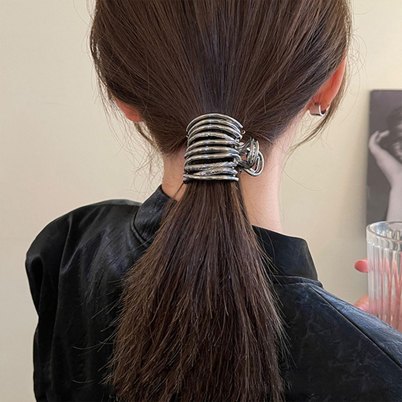 1 pçs/3 pçs liga avançado sentido tubarão clipe elegante temperamento grampo de cabelo disco grampo de cabelo headpiece grande grampo de cabelo