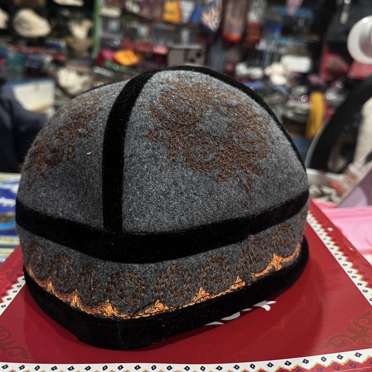 男性用の黒いユダヤ人の帽子,冬用のイスラム教徒の帽子,綿の衣類,イスラムのキッパ,イスラムの祈り,税商品,03386