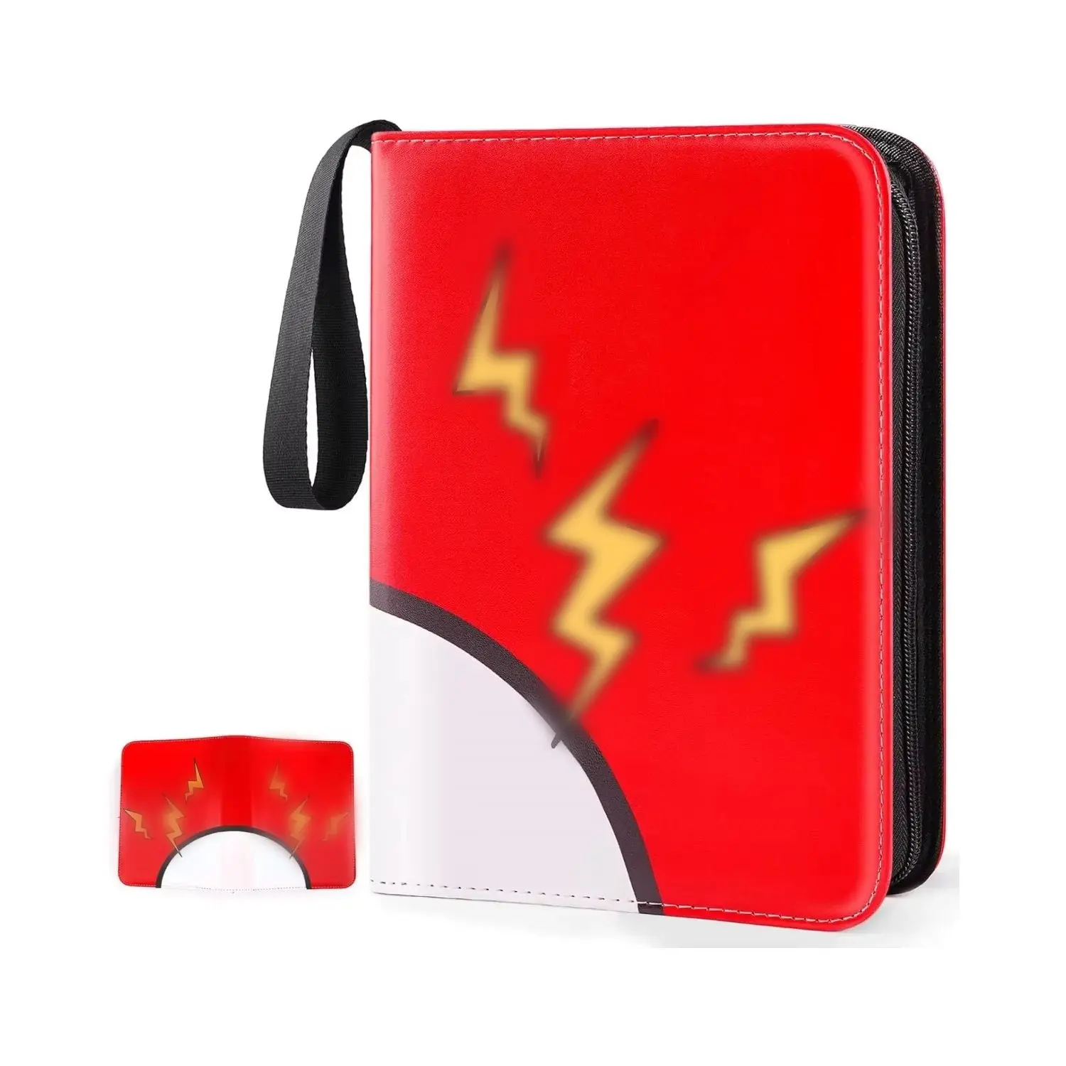 400-pocket kaartbinder, gepersonaliseerde, categorie- en verzamelkaarten, beschermde mappen, kaartlijstmap, kaartboek met ritssluiting