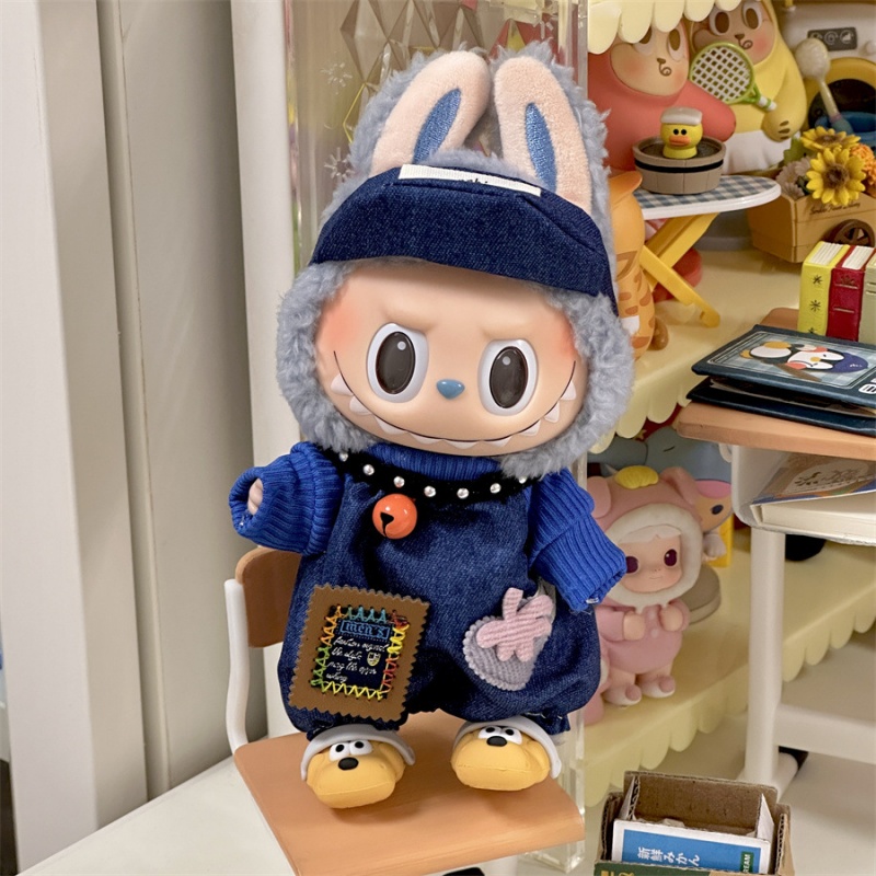 Новая мультисерия, мини-кукольная одежда, аксессуары для наряда для куклы Labubu 15-17 см, аксессуары для одежды «сделай сам»