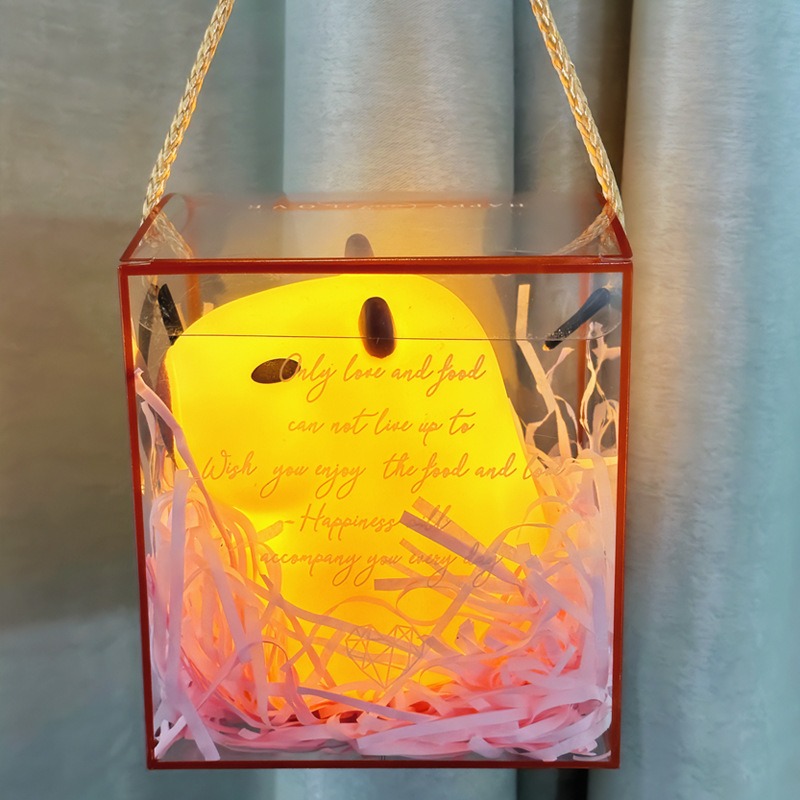 Cute Cartoon Capybara Night Light Battery Dimming Sleep Night Lamp for Children's Room Decor