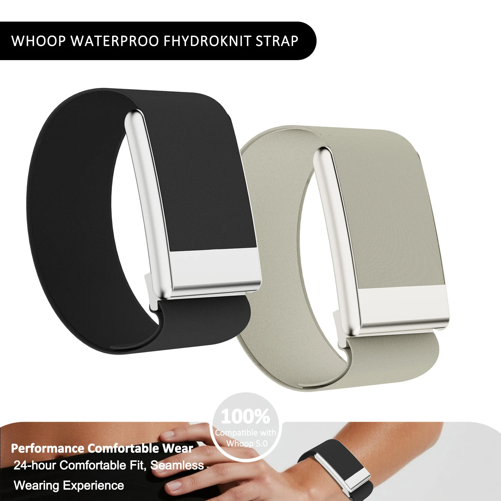 CoreKnit Bicep Band Fast-Drying and Sweat-Wicking Replacement Strap for Whoop 5.0 One and Peak MG
