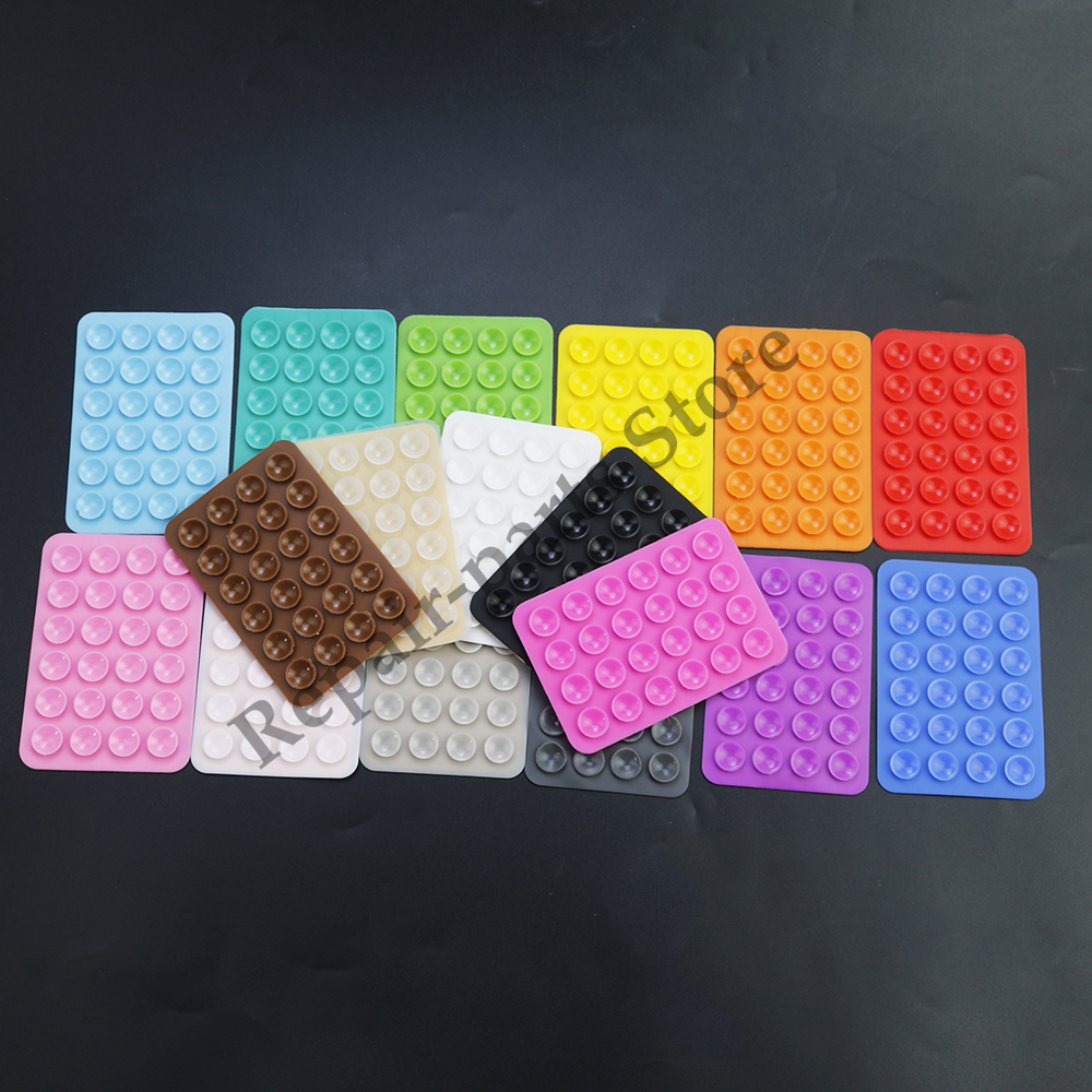 2 шт., утолщенная силиконовая присоска, 24 квадратных присоски, мобильный телефон, планшет, присоска для багажа, универсальное зарядное устройство, кожаный чехол