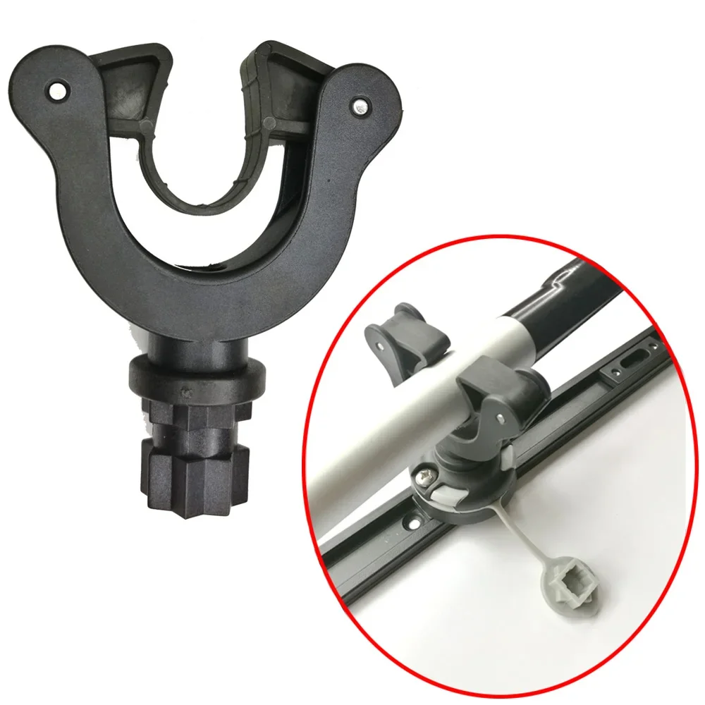 Soporte de paleta para Kayak, bote inflable para remo, Clip montado en pista, soporte de agarre para remos, adaptador de enchufe de correa SUP
