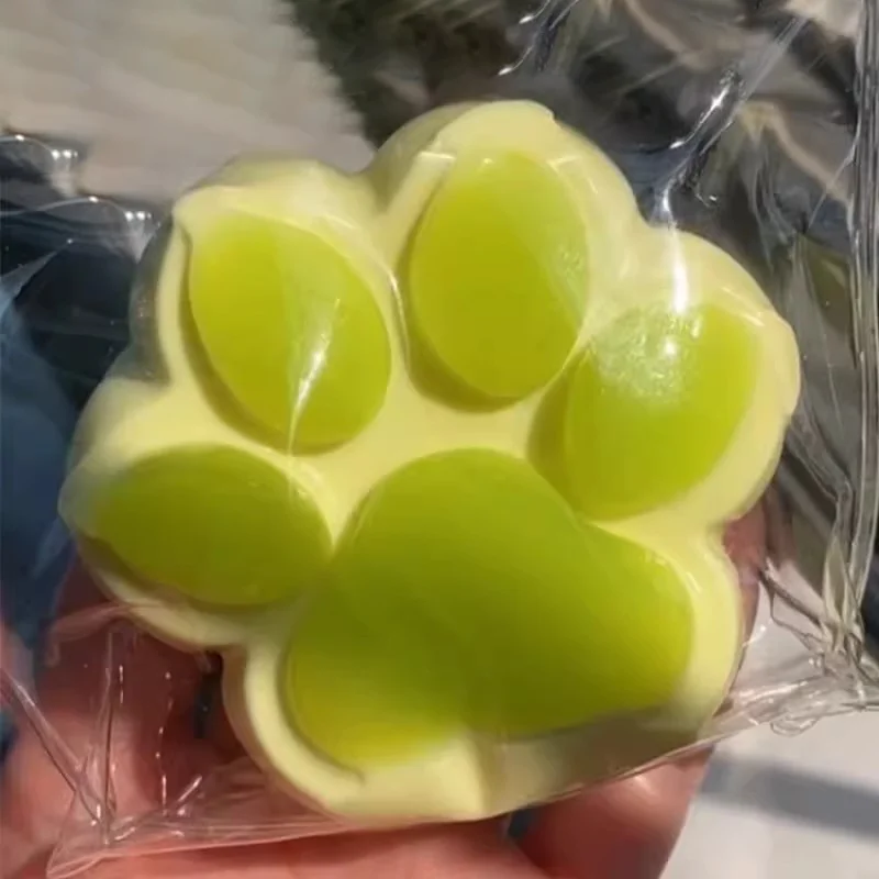 Cat PAW Squishy Anti-Stress เท้าของเล่น Squishy Taba Squishy Kedi Patisi Squishy Soft Jelly รู้สึก Squishy ตารางความวิตกกังวลบรรเทาของขวัญ