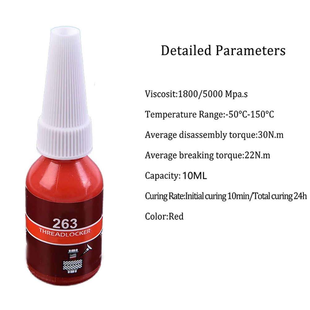 10ml Screw Locking Agent 222，242，243，263，271，277  Glue Anaerobic Screw Lock New Anaerobic Adhesive Power Tool Accessories