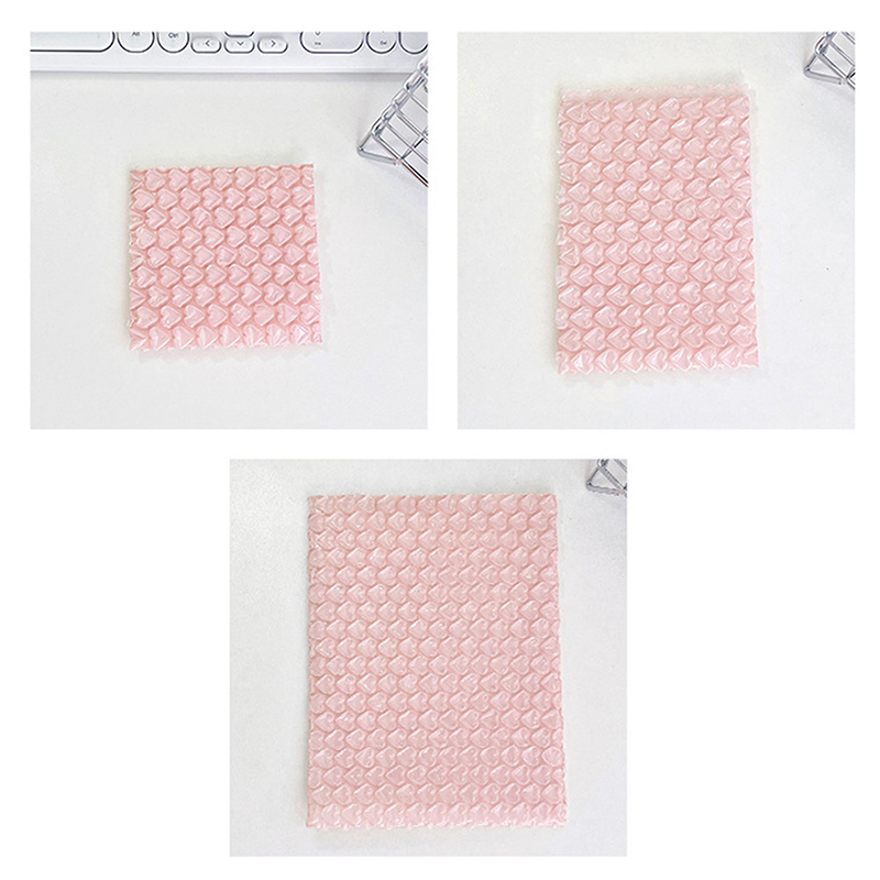 10Pcs Pink Heart Bubble Mailer Bag Packaging Small Business Supplies Shockproof Padded Envelopes Mail Packaging Bags