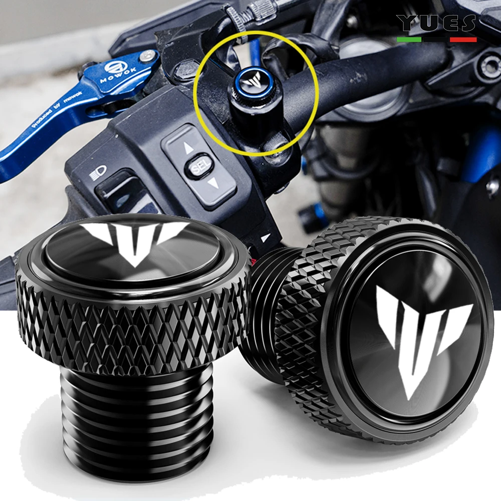 Para Yamaha MT07 MT09 MT10 MT15 MT 07 09 10 SP FZ09 FZ07 accesorios de motocicleta M10 * 1,25 tapones para agujeros de espejo trasero cubierta de pernos de tornillo