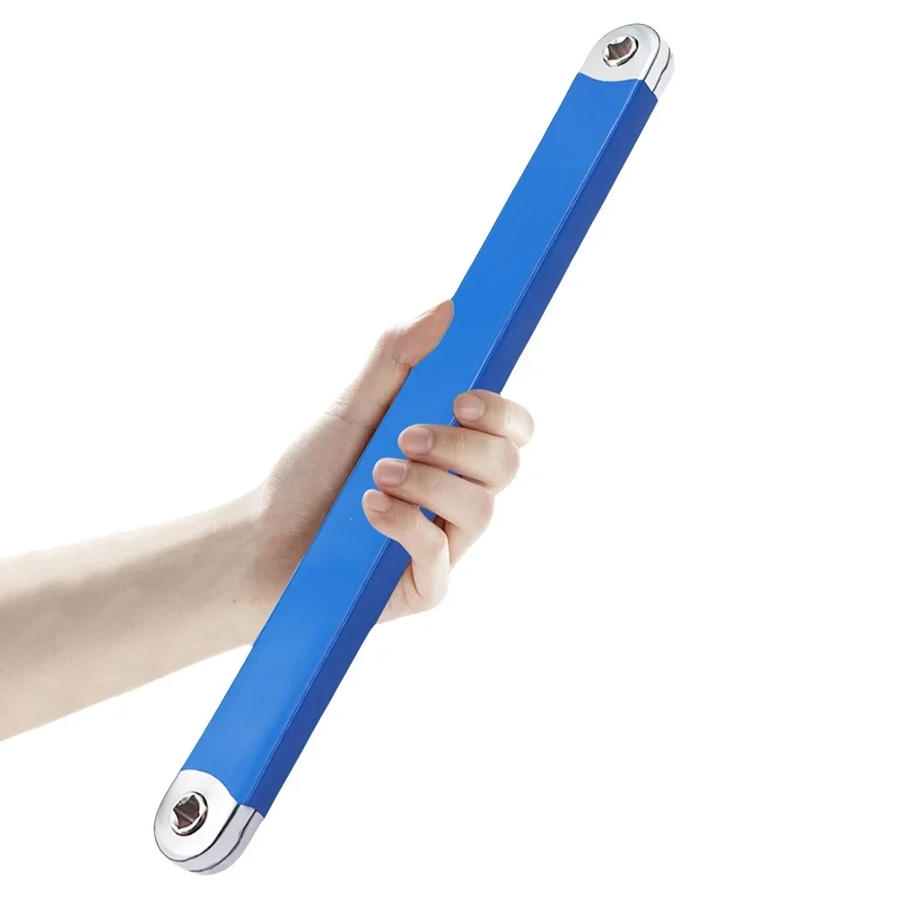 Offset verlengsleutelset, ratelverlengstuk, momentsleutelverlenging, sleutel voor strakke ruimtes met universele adapters