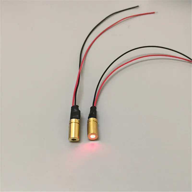 D6x10mm 650nm Đỏ Chấm 1Mw 5Mw 10Mw Mô Đun Công Nghiệp Cao Cấp APC Trình Điều Khiển Cho Đá Đồ Gỗ cắt Liên Kết