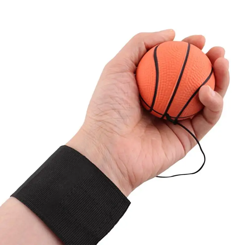 1Pc Returned Balls Wrist Elastic Ball Wrist Return Ball Hand Throw Back Ball Exercise Coordination Gift Diameter 6Cm