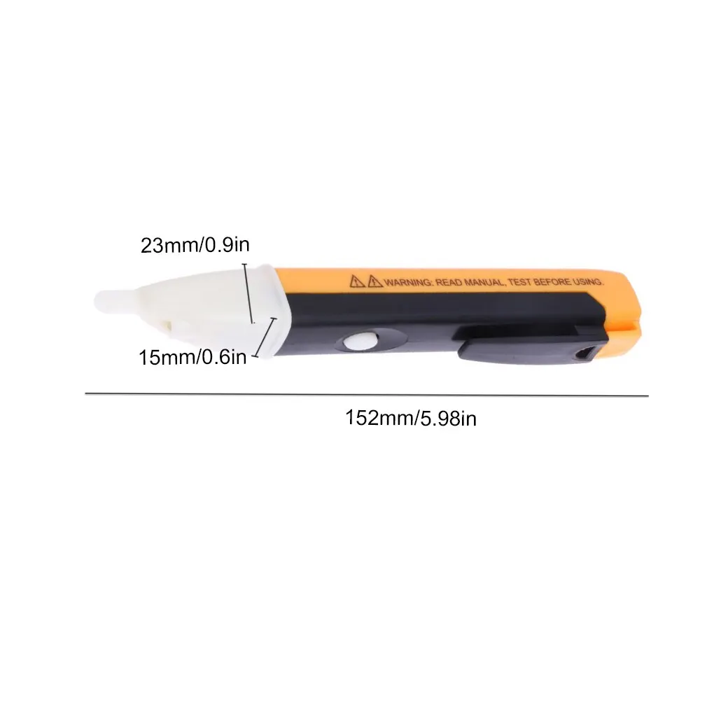2 Stück Elektriker multifunktion aler Spannungs prüf stift Genauigkeit überprüfen Stromausfall Null Feuer leitung berührungs los Erkennungs sensor LED