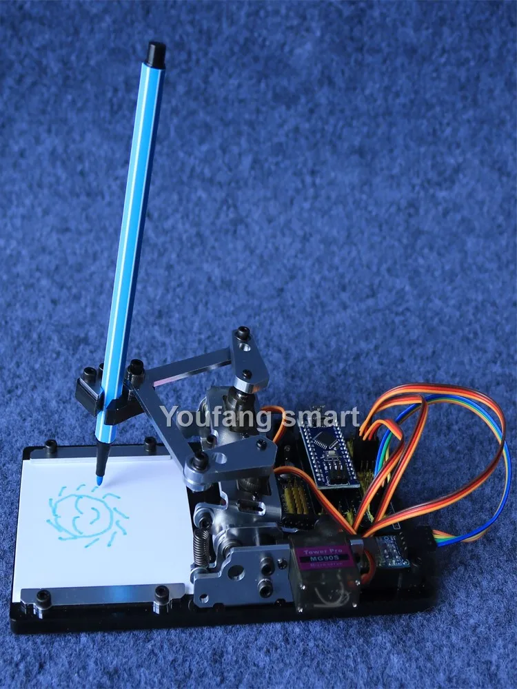 Drawbot Robot MG90S Manipulator Artboard Bots APP Drawing Machine For Arduino Robot DIY Kit NANO Programmable Robot Starter Kit