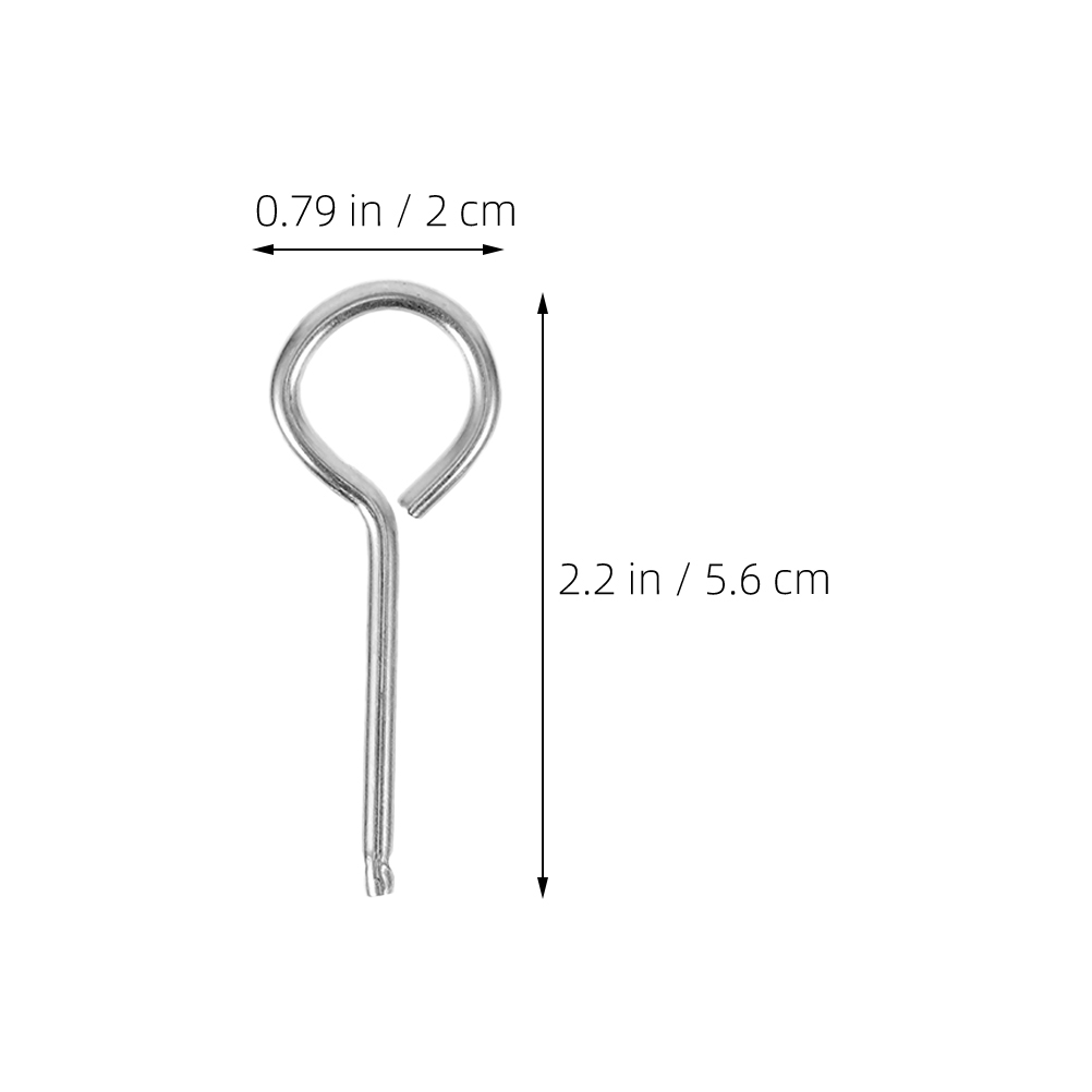 50 Sets Fire Extinguisher Safety Pins Iron Latch Lock Round Security Equipment Accessories Replacement Pull Seals