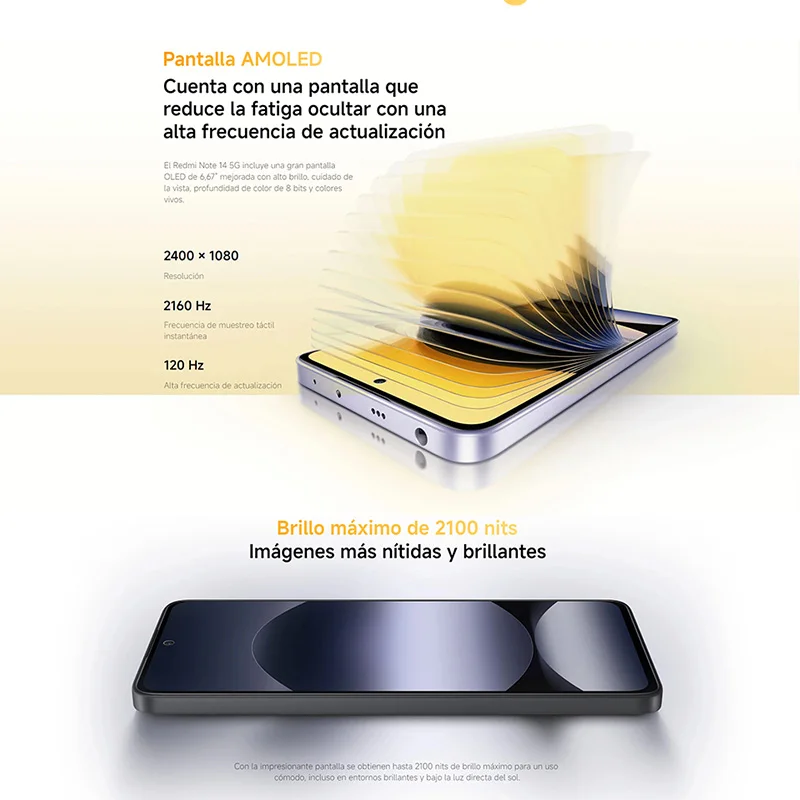 [World Premiere] Xiaomi Redmi Note 14 5G Global Version NFC Smartphone MTK Dimensity 7025-Ultra 108MP Camera 45W Turbo Charging