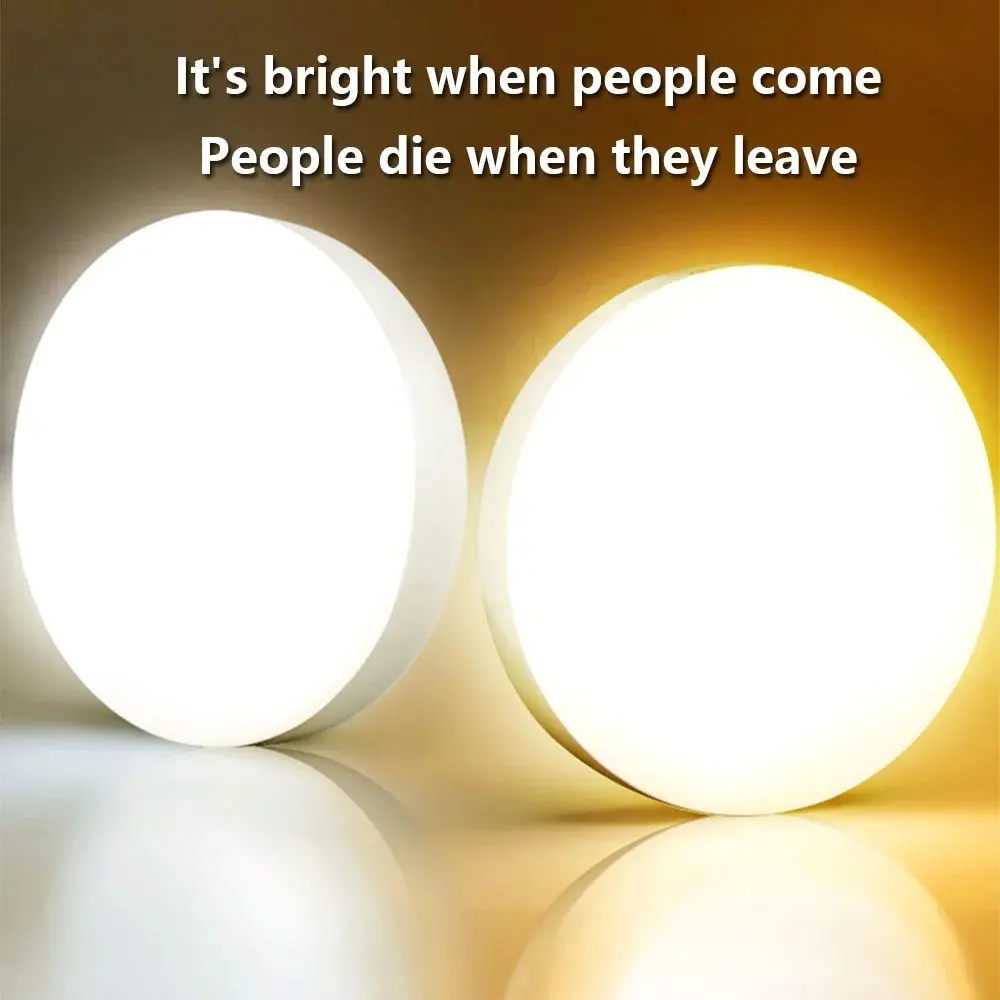 Luz inteligente humana portátil led noite carregamento usb indução de emergência armário cabeceira guarda-roupa interruptor automático iluminação