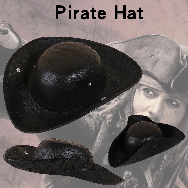 Chapeau de Protection solaire pour Cosplay, couleur Pure, Simple, léger, respirant, confortable, décoré de Pirate, à la mode, nouvelle collection