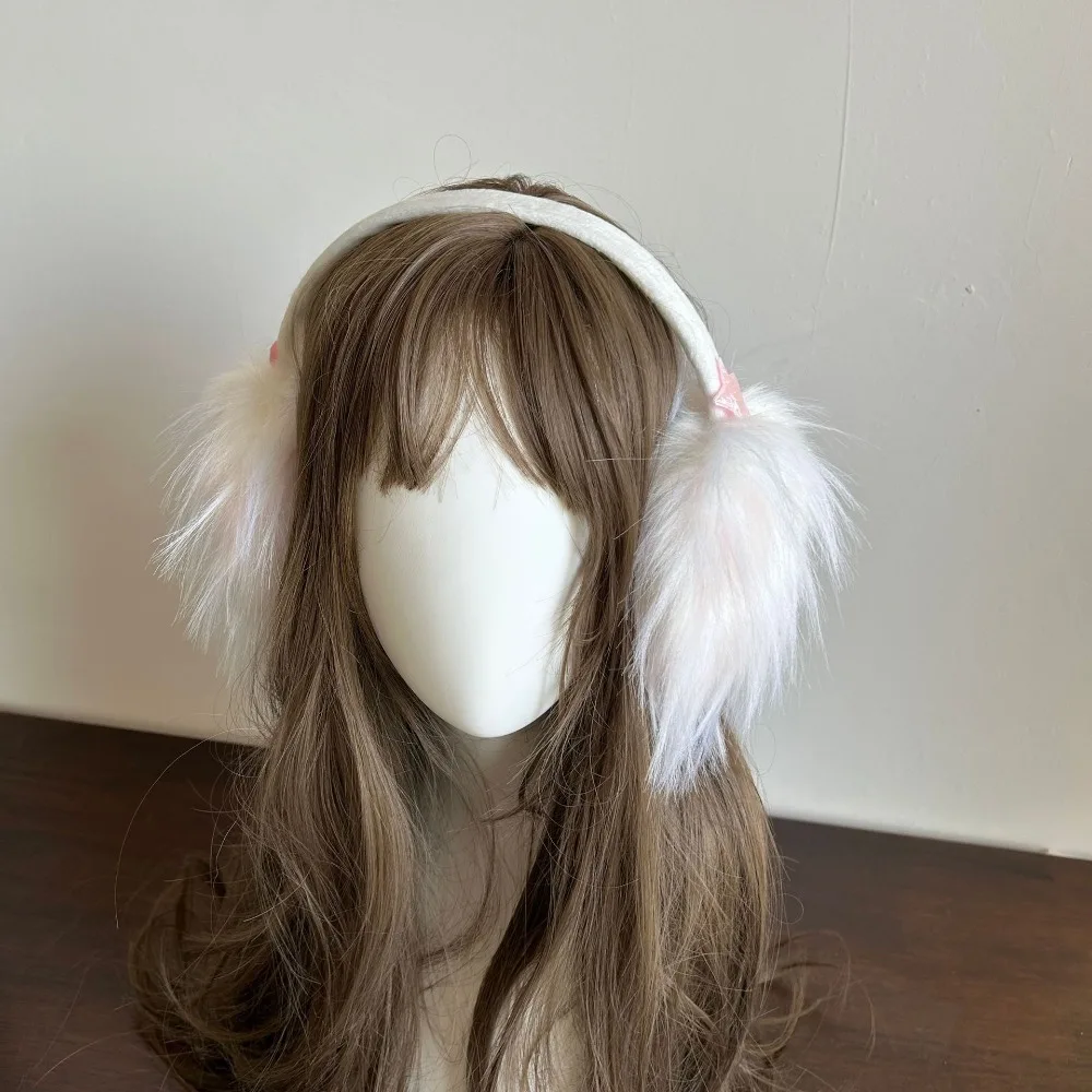 Orejeras de felpa portátiles a la moda, protección suave contra el frío, orejeras plegables, envolturas para los oídos esponjosas, accesorios JK
