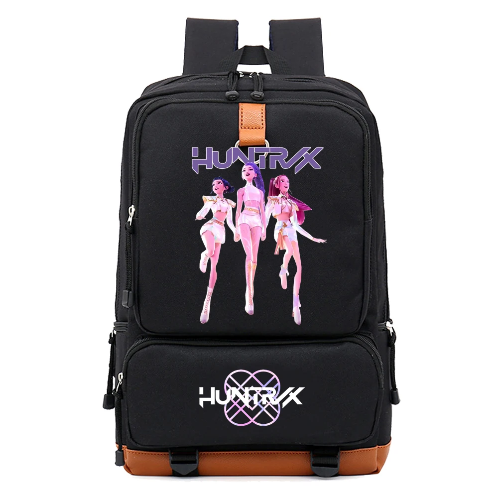 Anime Kpop 악마 헌터 Saja Boy Schoolbag 배낭 노트북 십대 학생 도서 가방 선물