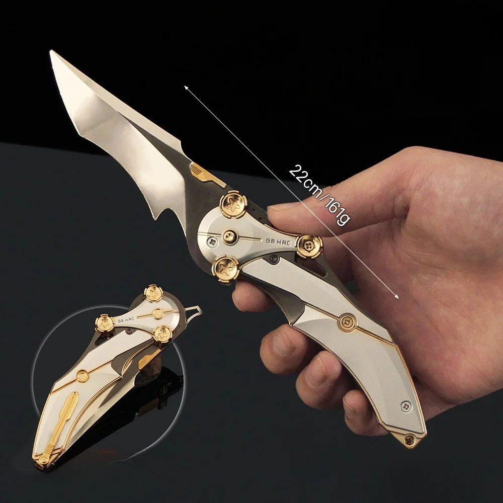 Stealth Ops Spring Blade - Arma de juego de grado profesional coleccionable, herramienta táctica de despliegue automático para cosplayistas de especificaciones
