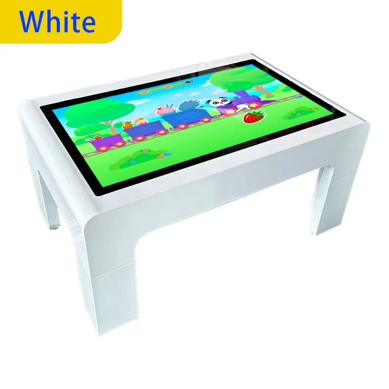 In Stock Withe color touch screen game table 32" 43" Free Children Games interactive Table smart  for Kids in school