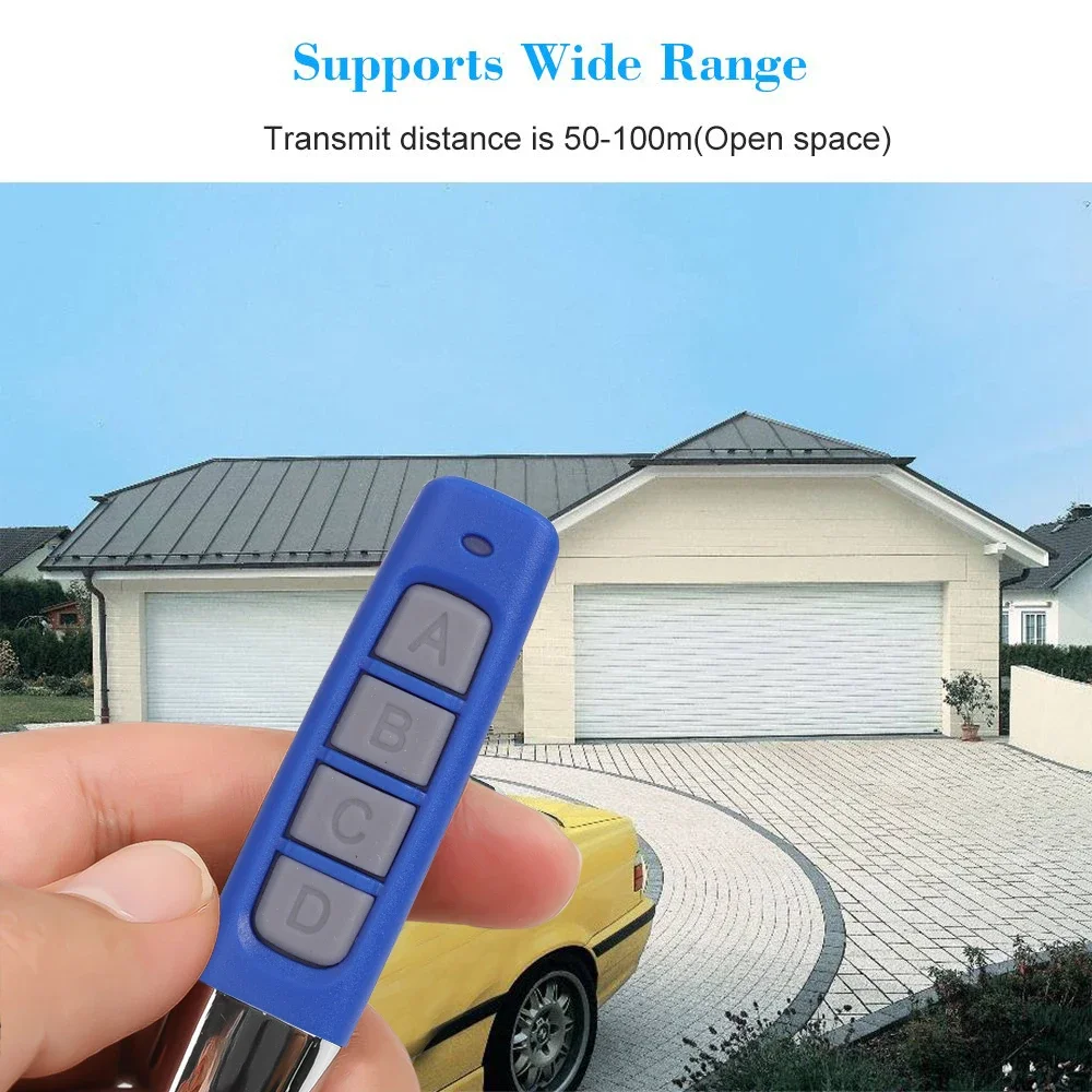 1PC 433MHz Remote Control Duplicator Replacement Key Duplicator Fixed Learning Code Copy Remote Controller for Electric Gate