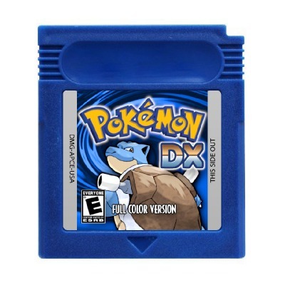 GBC-Spielkassette Pokemon Mario Series 16-Bit-Videospielkonsole Pokemon Sour Crystal Blue Red DX